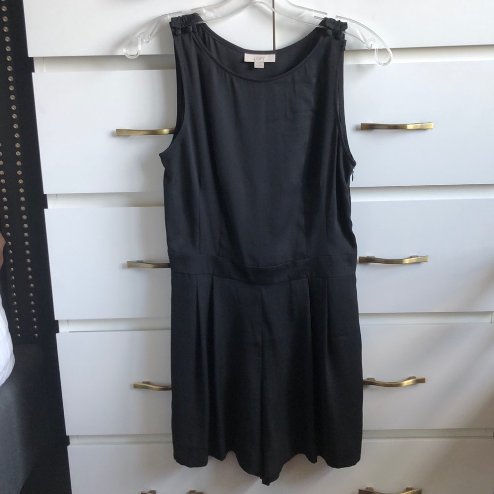 Ann Taylor LOFT Black romper